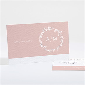 Save the Date Karte zarte mitteilung