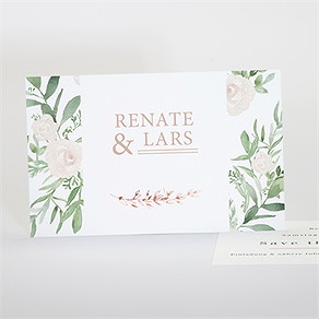 Save the Date Karte frühlingsrosen
