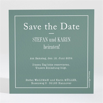 Save the Date Karte polaroid der liebe