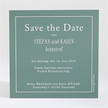 Save The Date Karte Polaroid Der Liebe