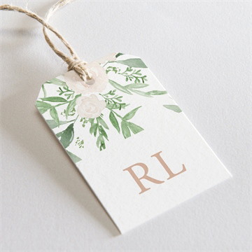 Geschenkanhänger Hochzeit Frühlingsrosen