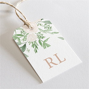 Geschenkanhänger Hochzeit frühlingsrosen