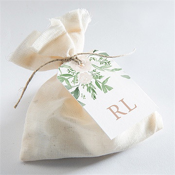 Geschenkanhänger Hochzeit Frühlingsrosen - Vue 2