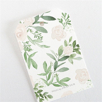 Geschenkanhänger Hochzeit Frühlingsrosen - Vue 3