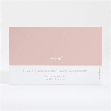 Antwortkarte Hochzeit zarte mitteilung - Vue 2