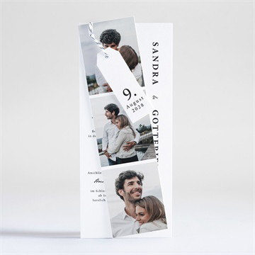 Hochzeitseinladung fotoautomat schlicht