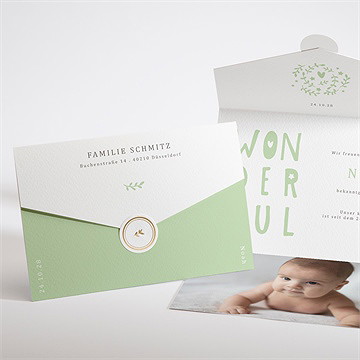 Geburtskarte Wonderful Boy