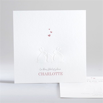 Geburtskarte Silhouetten