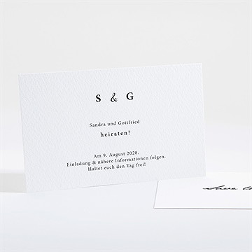 Save The Date Karte Fotoautomat Schlicht