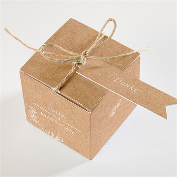 Geschenkbox Hochzeit Elegante Gravur - Vue 3