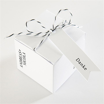 Geschenkbox Hochzeit Moderne Grafik - Vue 3