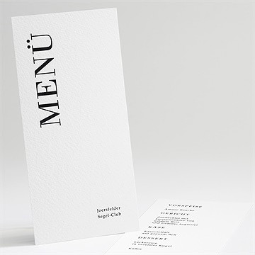 Menükarte Hochzeit Moderne Grafik