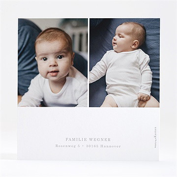 Dankeskarte Geburt love - Vue 3