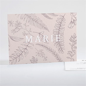 Dankeskarte Geburt pocketfold gravur