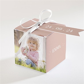 Geschenkbox Taufe seerose