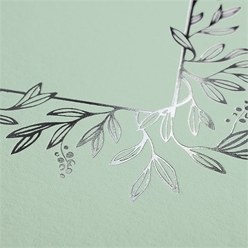 Hochzeitseinladung Silberne Skizze - Vue 2