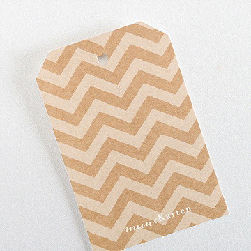 Geschenkanhänger Taufe Rosa Girlande - Vue 3