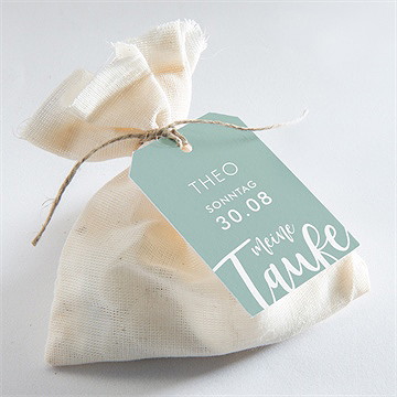 Geschenkanhänger Taufe Silbernes Kreuz - Vue 2