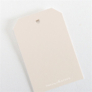 Geschenkanhänger Taufe Kupfer Schrift - Vue 3