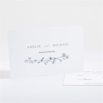 Antwortkarte Hochzeit blumengesteck