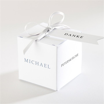 Geschenkbox Hochzeit blumengesteck