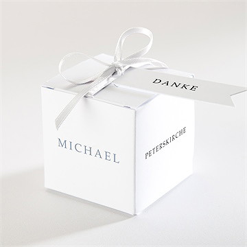 Geschenkbox Hochzeit blumengesteck