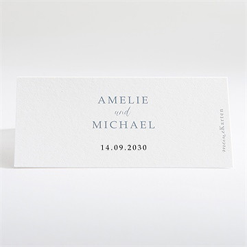 Tischkarte Hochzeit blumengesteck - Vue 2