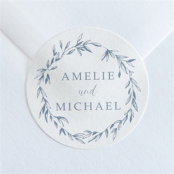 Aufkleber Hochzeit blumengesteck