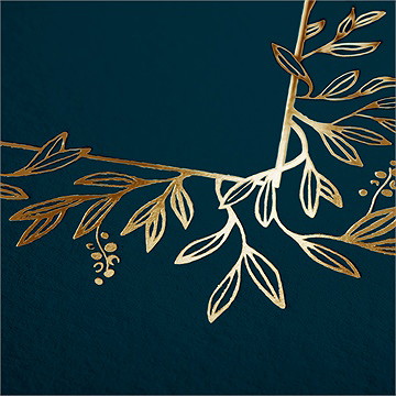 Hochzeitseinladung Königsblau - Vue 2