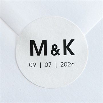 Aufkleber Hochzeit pures design