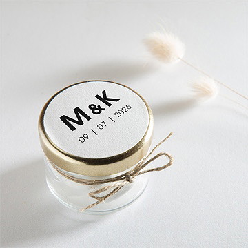 Aufkleber Hochzeit pures design - Vue 2