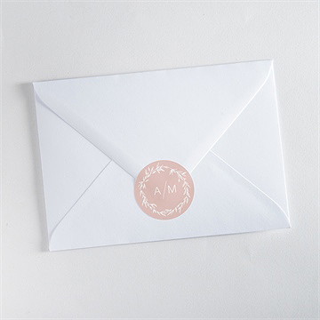 Aufkleber Hochzeit zarte mitteilung - Vue 3