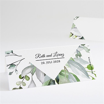 Tischkarte Hochzeit Explosion