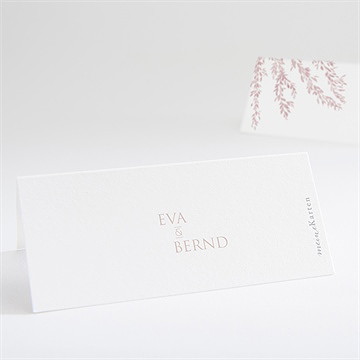 Tischkarte Hochzeit Goldene Weide