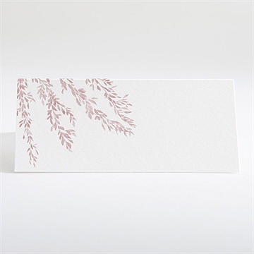 Tischkarte Hochzeit Goldene Weide - Vue 2