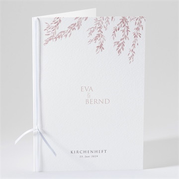 Kirchenheft Hochzeit goldene weide