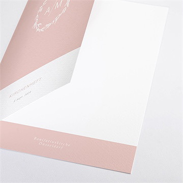 Kirchenheft Hochzeit zarte mitteilung - Vue 2