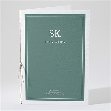 Kirchenheft Hochzeit polaroid der liebe