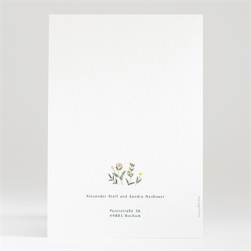 Hochzeitseinladung blumenkreis - Vue 2