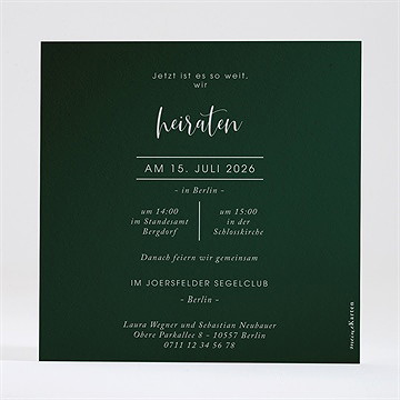 Hochzeitseinladung eukalyptus - Vue 2