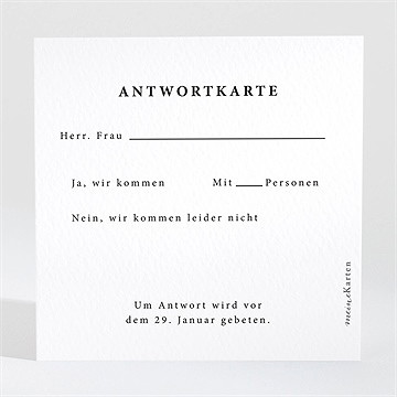 Antwortkarte Hochzeit herrlich - Vue 2