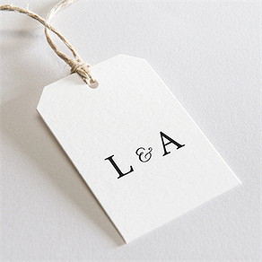 Geschenkanhänger Hochzeit herrlich