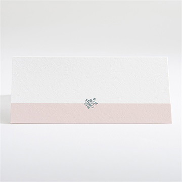 Tischkarte Hochzeit blumenkranz - Vue 2