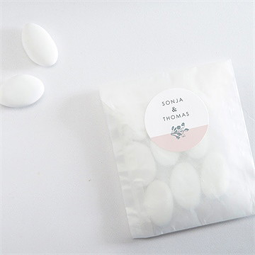 Aufkleber Hochzeit blumenkranz - Vue 4