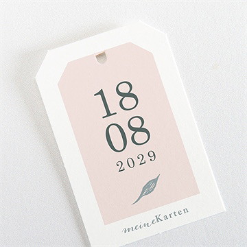 Geschenkanhänger Hochzeit blumenkranz - Vue 3