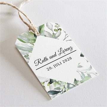 Geschenkanhänger Hochzeit explosion