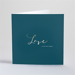 Hochzeitseinladung love is all