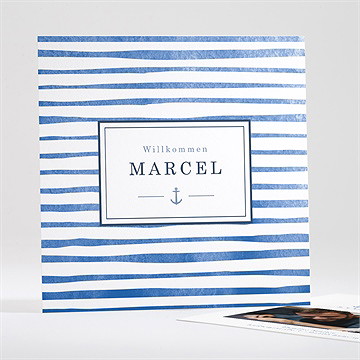 Geburtskarte Kleiner Matrose