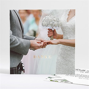 Dankeskarte Hochzeit explosion