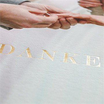 Dankeskarte Hochzeit Explosion - Vue 2